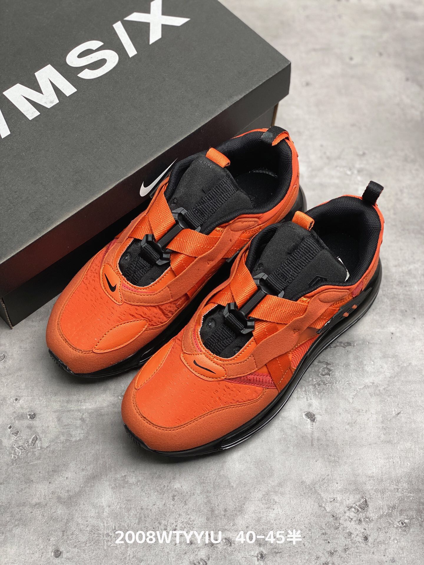 2020 Men Nike Air Max 720 Horizo Orange Black